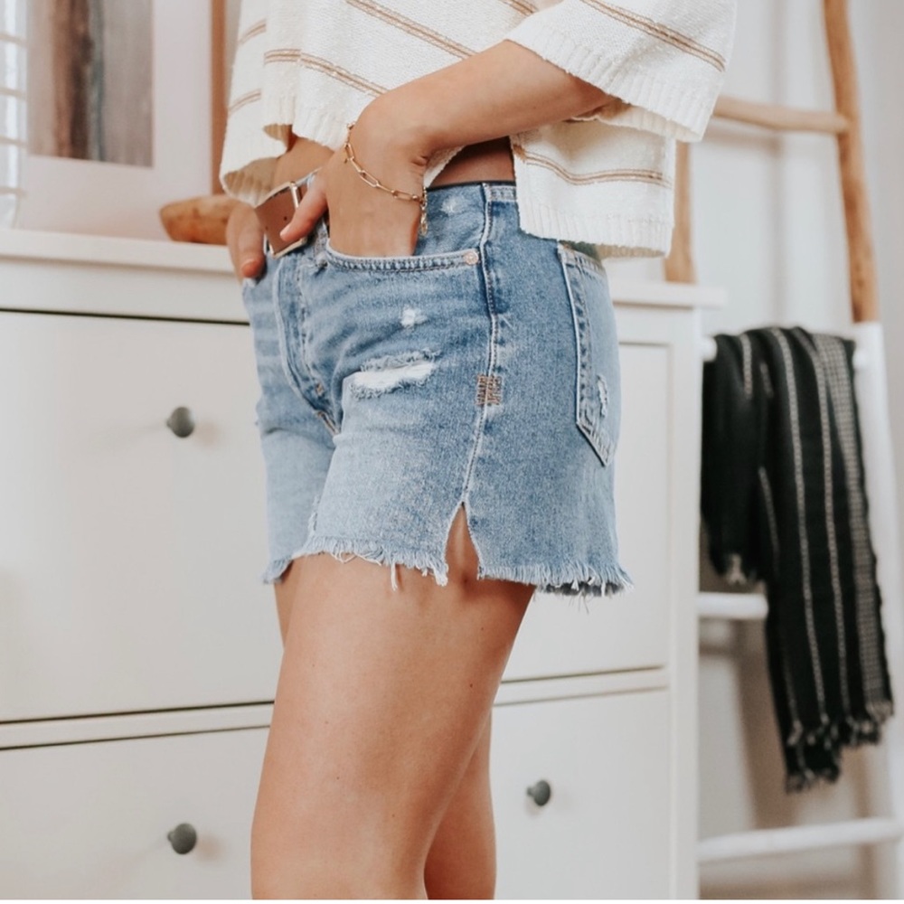 Free People Makai Denim Cut Off Shorts